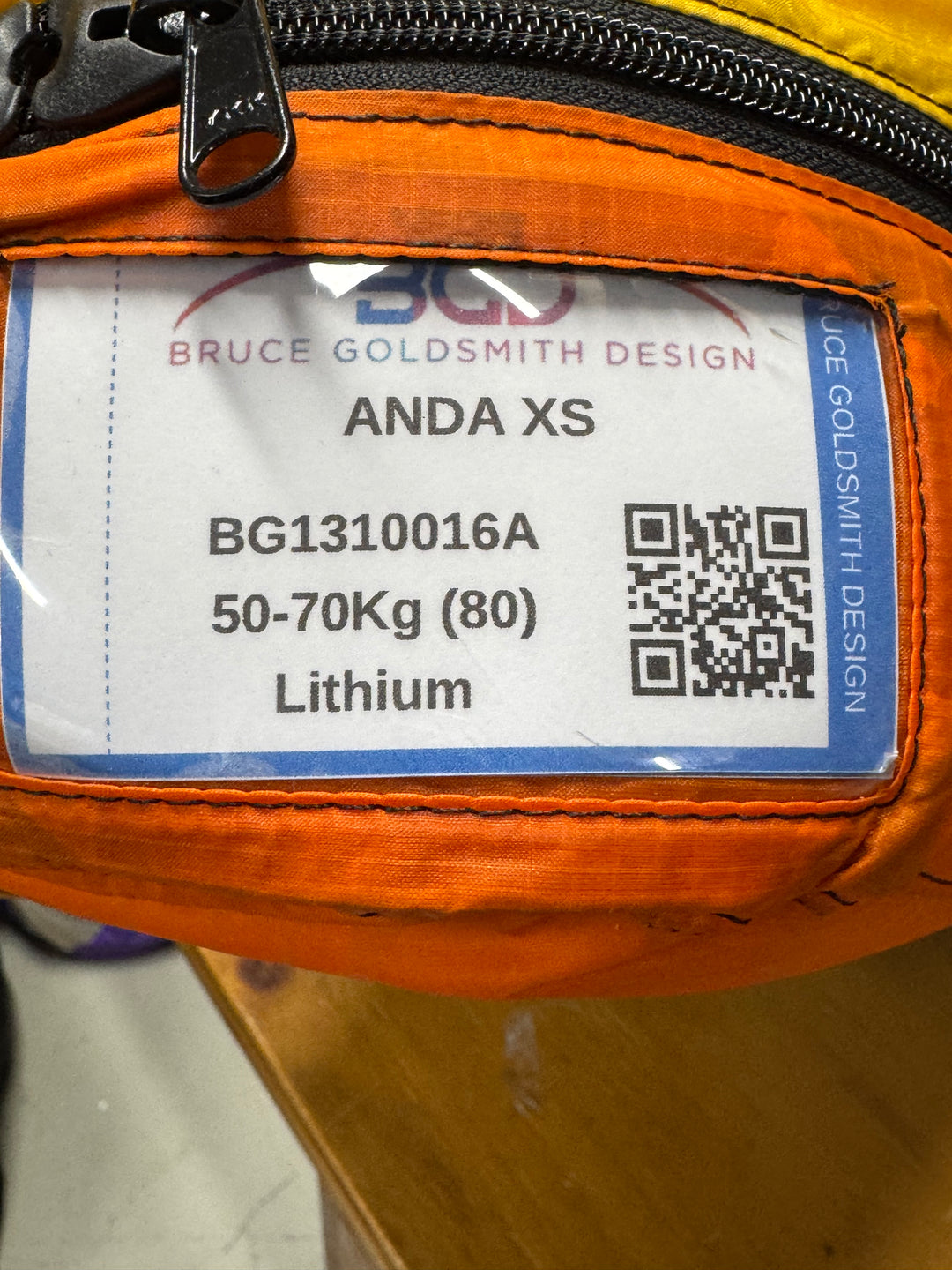 BGD Anda EN-A Glider - XS Lithium in stock, Other sizes on request.